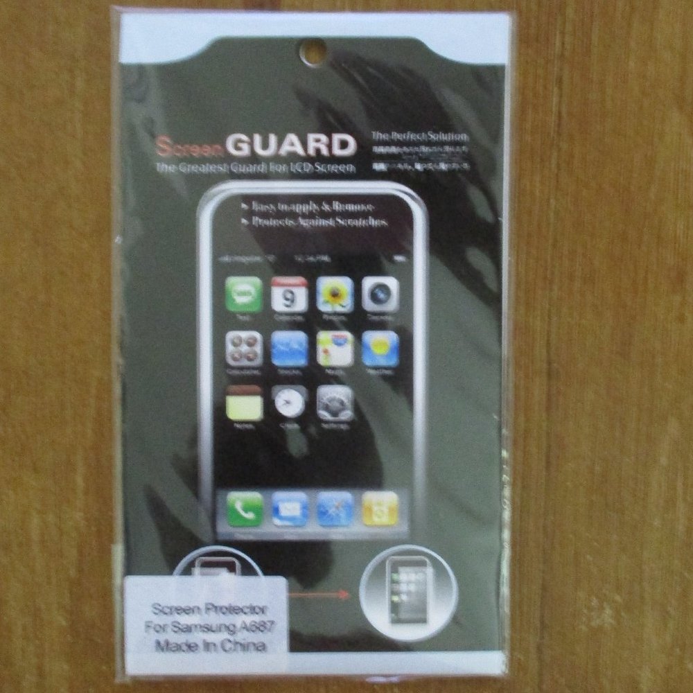 FREE W/PURCHASE:  Factory Sealed ScreenGuard Screen Protector for Samsung A687